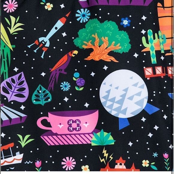 NWT Walt Disney World Icons Leggings - Picture 2 of 2